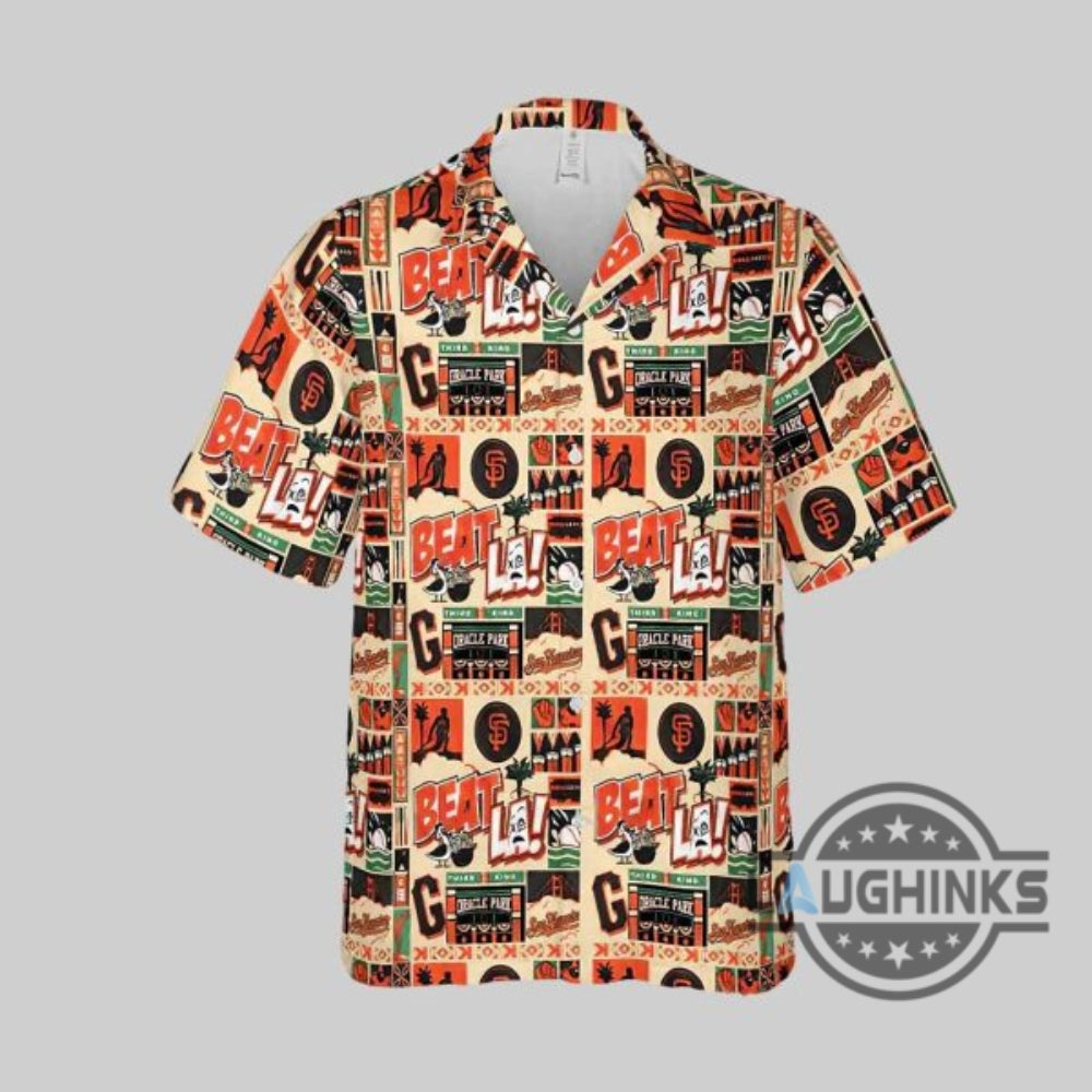 Sf Giants Beat La Hawaiian 2024 Giveaway - Adult & Kids T-Shirts, Sweatshirts & Hoodies apparel design preview 1