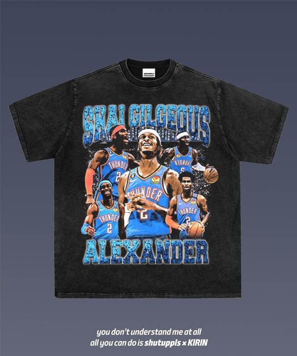 Shai Gilgeous Alexander 1.8 VINTAGE SPORT FAN - Adult & Kids T-Shirts, Sweatshirts & Hoodies apparel design preview 1