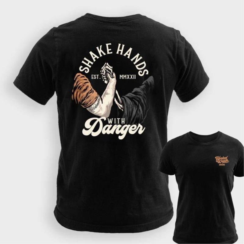 Shake Hands Danger DRG Wompwompmrcomershirt - Adult & Kids T-Shirts, Sweatshirts & Hoodies apparel design preview 1
