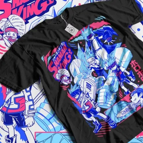 Shaman King Horohoro Amidamaru Asakura Anime Manga - Adult & Kids T-Shirts, Sweatshirts & Hoodies apparel design preview 1