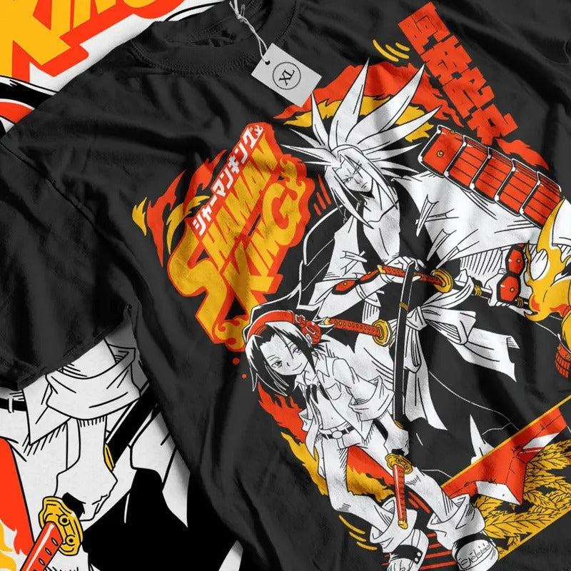 Shaman King Yoh Asakura 100% Cotton Anime Lovers - Adult & Kids T-Shirts, Sweatshirts & Hoodies apparel design preview 1
