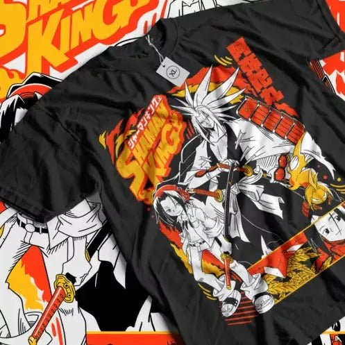 Shaman King Yoh Amidamaru Asakura Anime Manga All - Adult & Kids T-Shirts, Sweatshirts & Hoodies apparel design preview 1