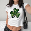 Shamrock Baby Patrick Day Lucky St. Patricks Y2K - Adult & Kids T-Shirts, Sweatshirts & Hoodies apparel design preview 1