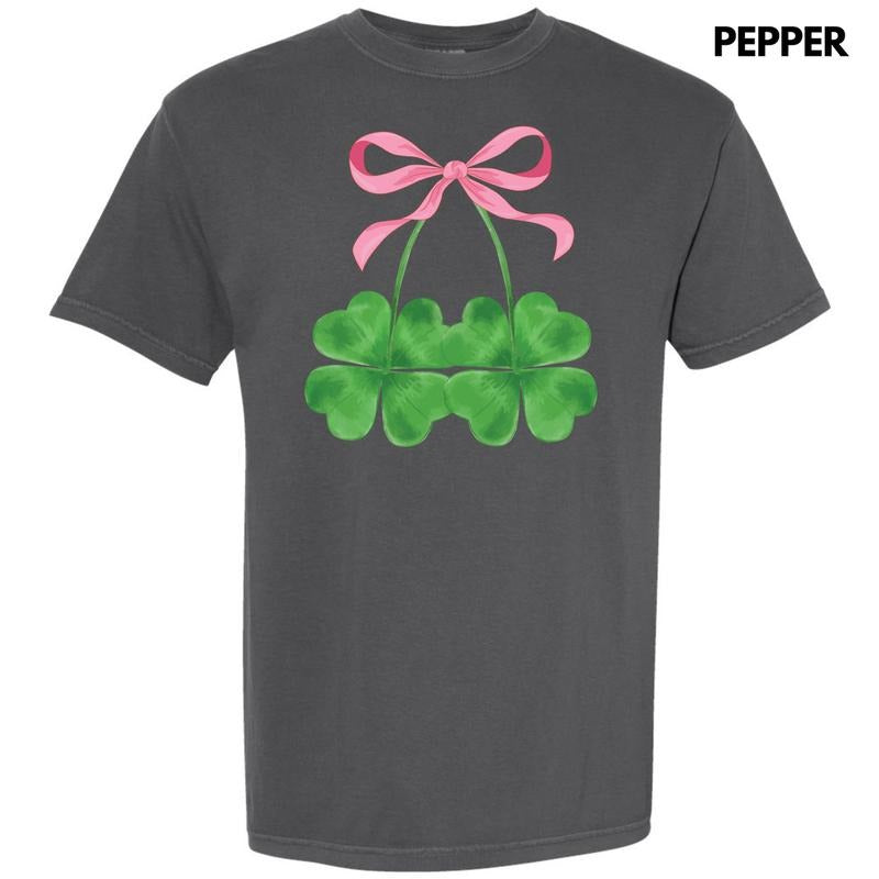 Shamrock Cherries Comfort Colors 'NLB' - Adult & Kids T-Shirts, Sweatshirts & Hoodies apparel design preview 1