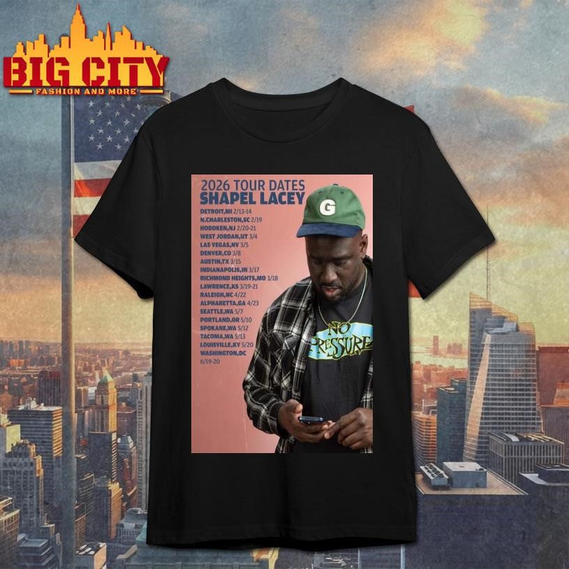 Shapel Lacey 2026 Tour Poster - Adult & Kids T-Shirts, Sweatshirts & Hoodies apparel design preview 1