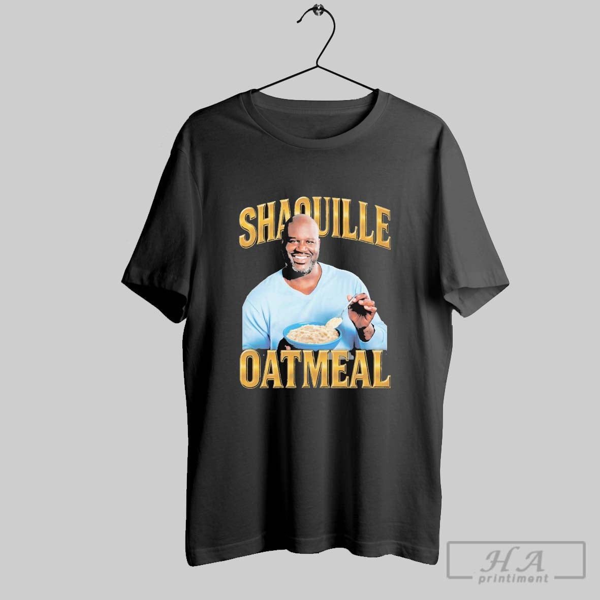 Shaquille Oneal Oatmeal - Adult & Kids T-Shirts, Sweatshirts & Hoodies apparel design preview 1