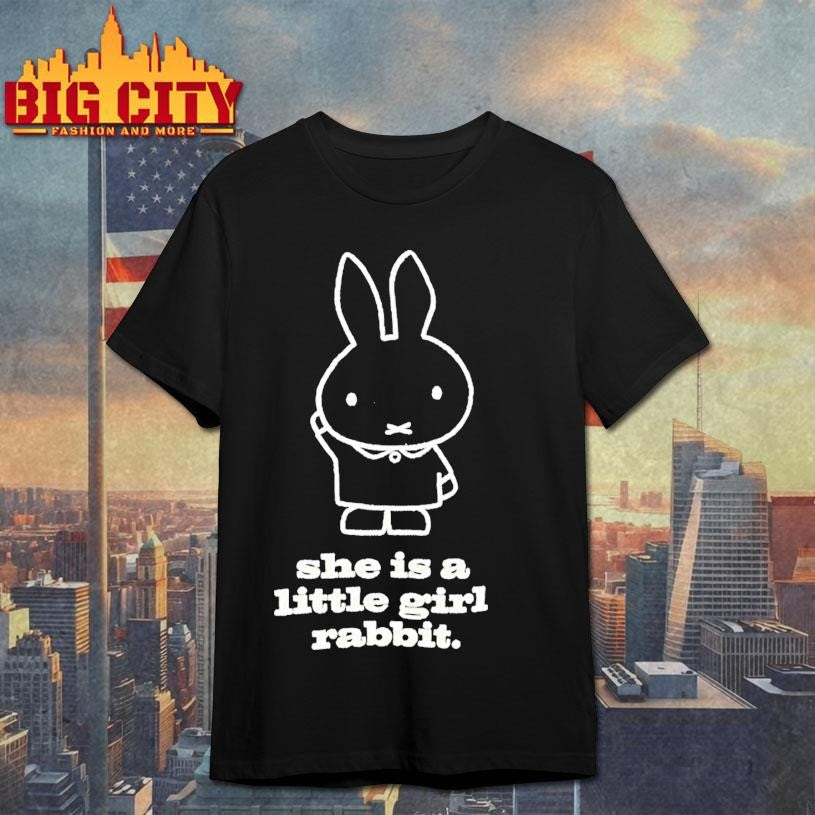 She Is A Little Girl Rabbit - Adult & Kids T-Shirts, Sweatshirts & Hoodies apparel design preview 1