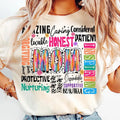 She Is Mom Retro Blessed Life Mama Quotes Sublimation - Adult & Kids T-Shirts, Sweatshirts & Hoodies apparel design preview 1