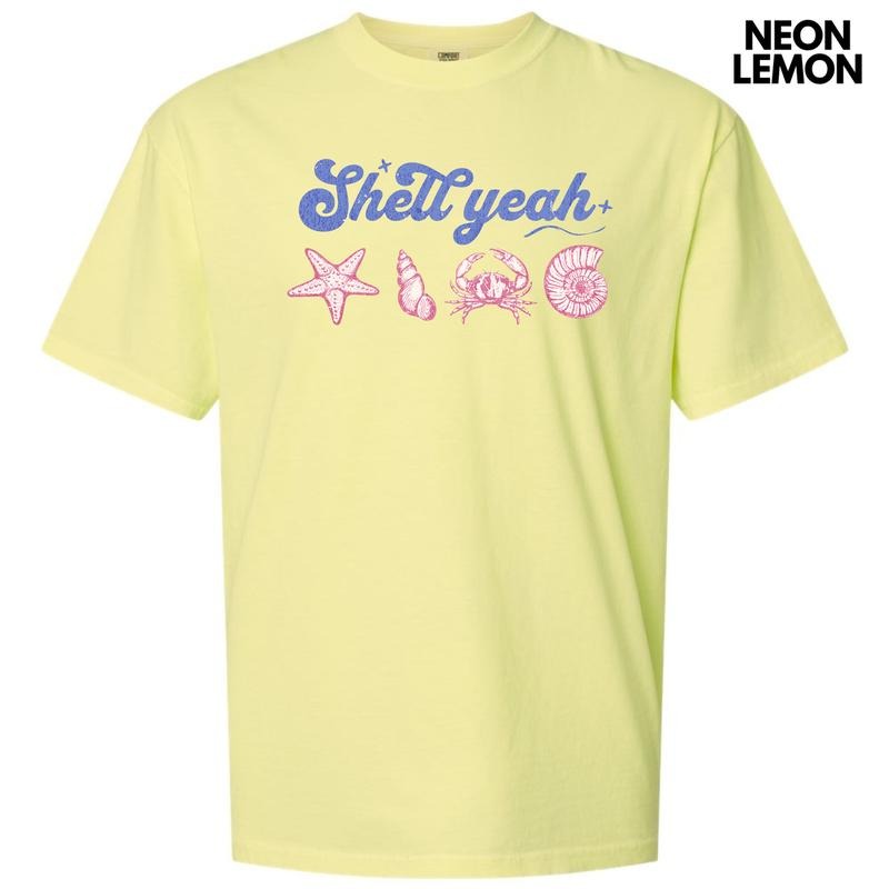 Shell Yeah Comfort Colors 'NLB' - Adult & Kids T-Shirts, Sweatshirts & Hoodies apparel design preview 1