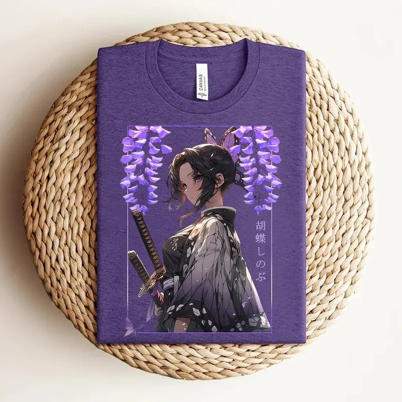 Shinobu DS Hashira Anime - Adult & Kids T-Shirts, Sweatshirts & Hoodies apparel design preview 1