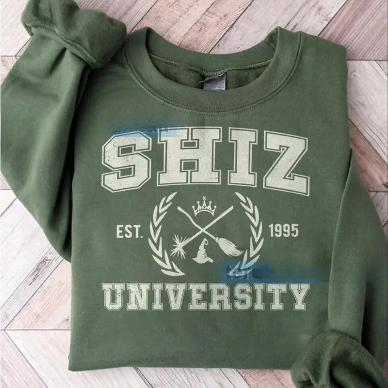 Shiz University Wickeds Wizard Uni Musical Movie Defy - Adult & Kids T-Shirts, Sweatshirts & Hoodies apparel design preview 1