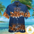 Auburn Tigers Hawaiian Short Sleeve Button Up - Adult & Kids T-Shirts, Sweatshirts & Hoodies apparel design preview 1