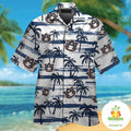 Auburn Tigers Hawaiian Short Sleeve Tropical Button - Adult & Kids T-Shirts, Sweatshirts & Hoodies apparel design preview 1