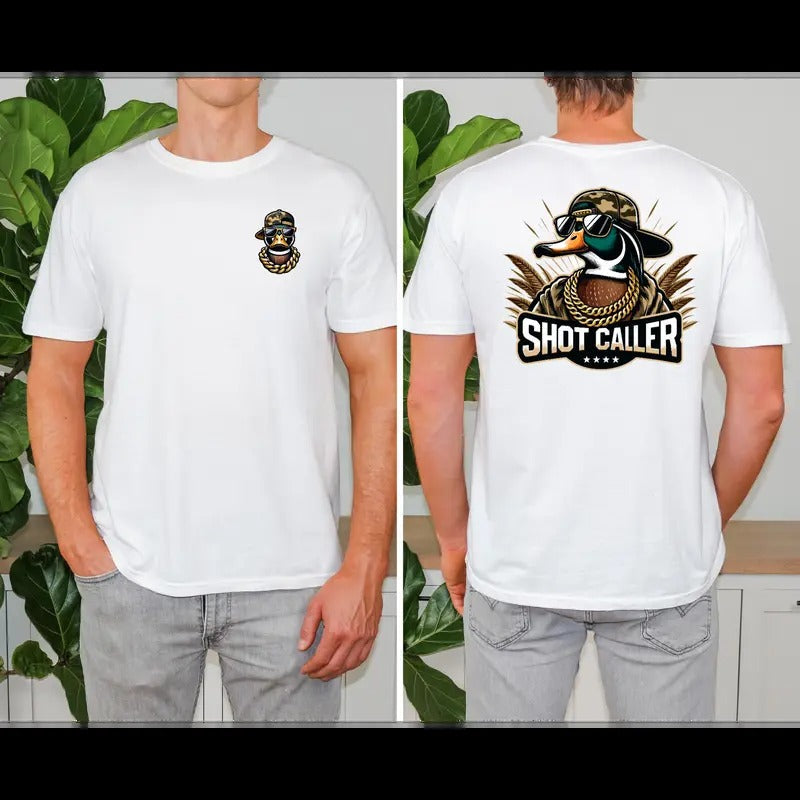 Shot Caller Duck Loose Fitting Casual Gangster Print - Adult & Kids T-Shirts, Sweatshirts & Hoodies apparel design preview 1