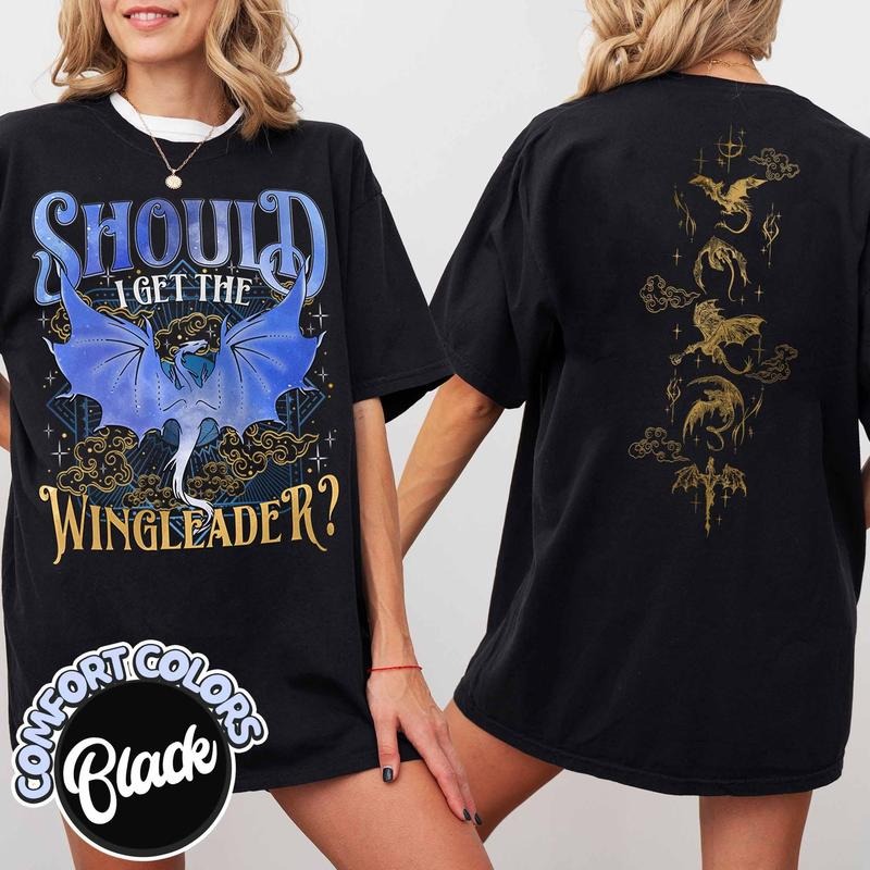 Should I Get Wingleader Book Lovers Dragon Rider - Adult & Kids T-Shirts, Sweatshirts & Hoodies apparel design preview 1