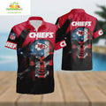 Kansas City Chiefs Hawaiian for Team Spirit Football - Adult & Kids T-Shirts, Sweatshirts & Hoodies apparel design preview 1