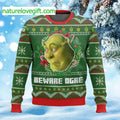 Shrek Beware Ogre Ugly Christmas Sweater - Holiday Gift product image