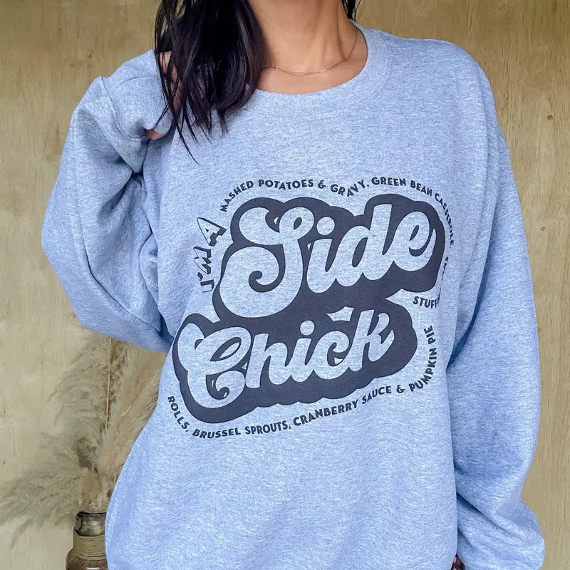 Side Chick - Adult & Kids T-Shirts, Sweatshirts & Hoodies apparel design preview 1