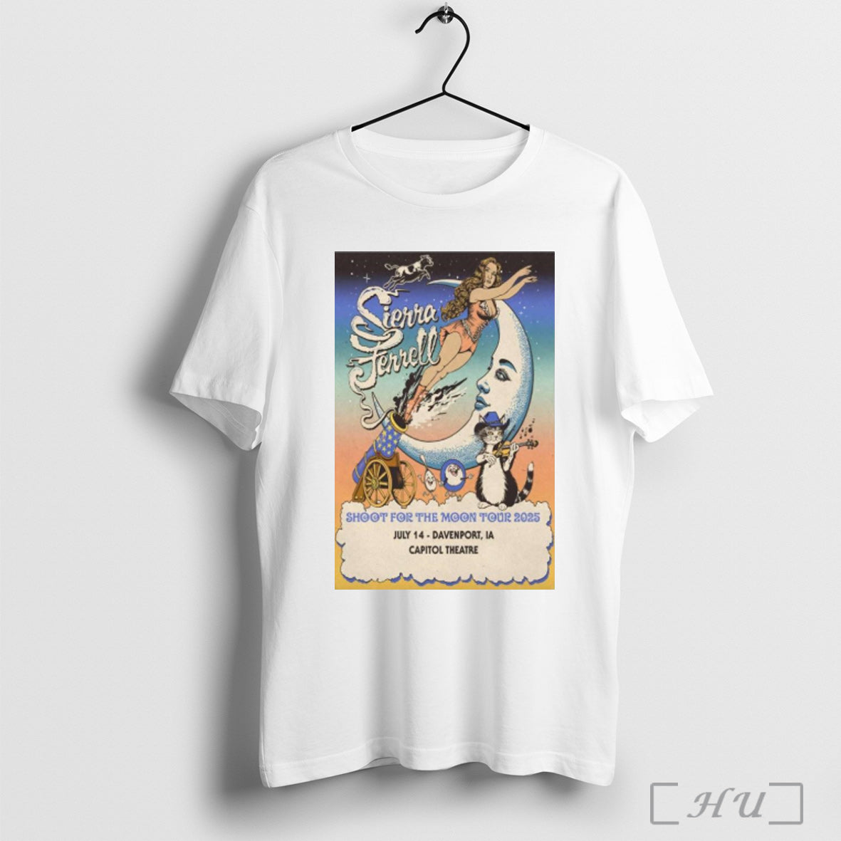 Sierra Ferrell Capitol Theatre In Davenport Ia Jul 14 - Adult & Kids T-Shirts, Sweatshirts & Hoodies apparel design preview 1