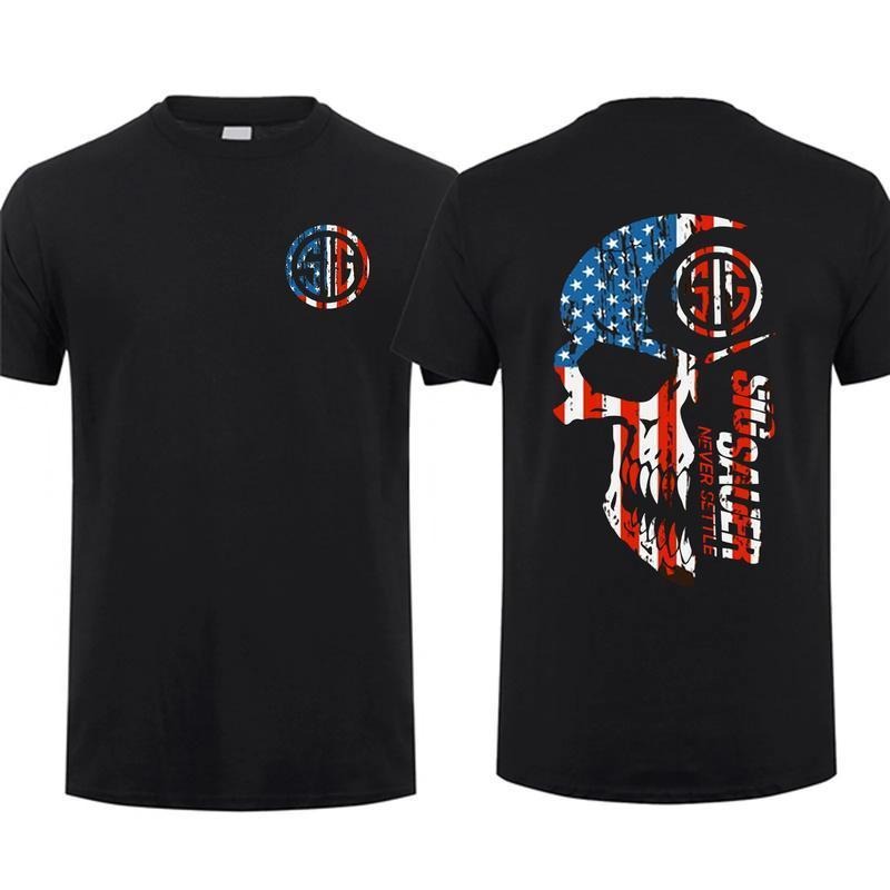 Sig Sauer American Flag 2 Sided Tactical Gear Gun - Adult & Kids T-Shirts, Sweatshirts & Hoodies apparel design preview 1