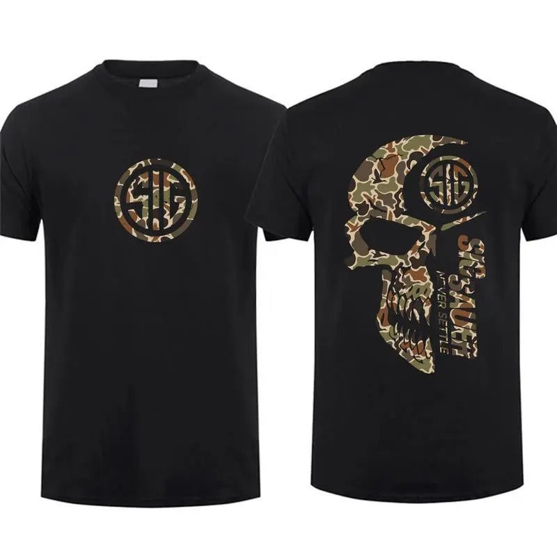 Sig Sauer Duck Camo 2 Sided Fan Gun Lover Tactical - Adult & Kids T-Shirts, Sweatshirts & Hoodies apparel design preview 1