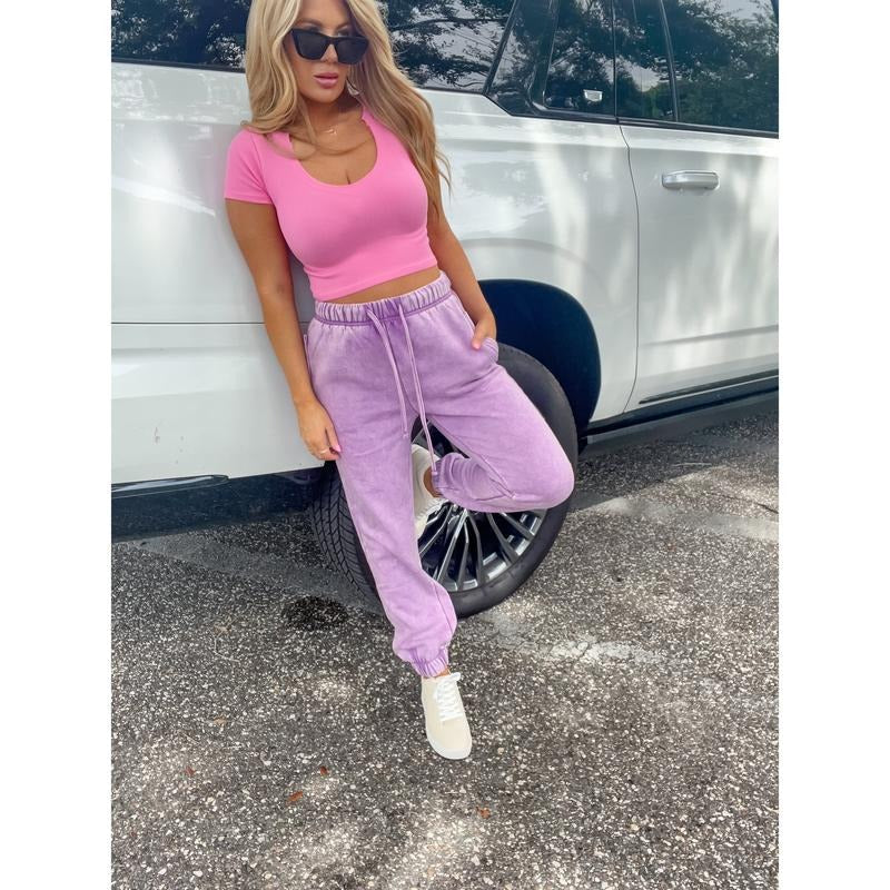 Signature Bright Violet Jogger Sweats - Adult & Kids T-Shirts, Sweatshirts & Hoodies apparel design preview 1