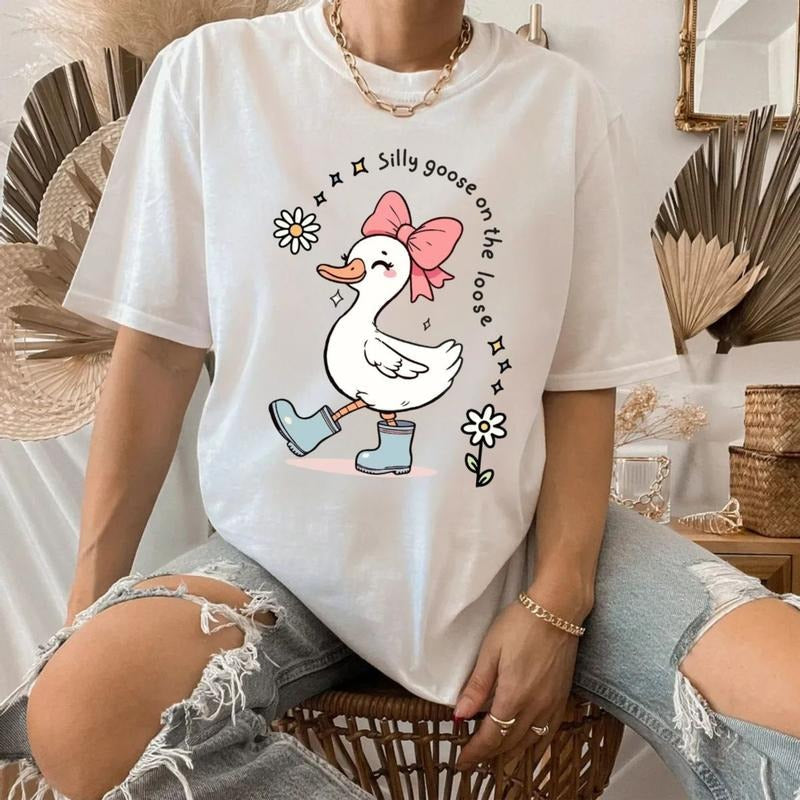 Silly Goose Loose Funny Cute - Adult & Kids T-Shirts, Sweatshirts & Hoodies apparel design preview 1