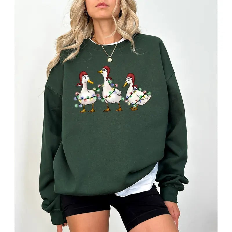 Silly Goose Duck Funny Animals Farm Lover - Adult & Kids T-Shirts, Sweatshirts & Hoodies apparel design preview 1