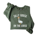 Silly Goose Loose Goosee Funny Classic Menswear Tops - Adult & Kids T-Shirts, Sweatshirts & Hoodies apparel design preview 1