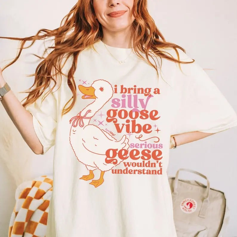 Silly Goose Meme Weird Funny Cotton Comfort Top - Adult & Kids T-Shirts, Sweatshirts & Hoodies apparel design preview 1