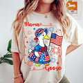 Silly Mama 4th July Goose America Coquette Bows - Adult & Kids T-Shirts, Sweatshirts & Hoodies apparel design preview 1
