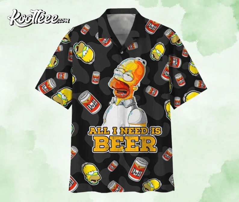 Simpson Beach Hawaiian - Adult & Kids T-Shirts, Sweatshirts & Hoodies apparel design preview 1