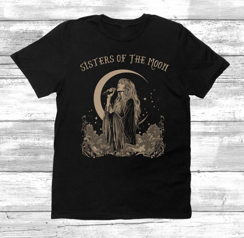 Sisters Moon Stevie Nicks Bohemian Phases Music Lover - Adult & Kids T-Shirts, Sweatshirts & Hoodies apparel design preview 1