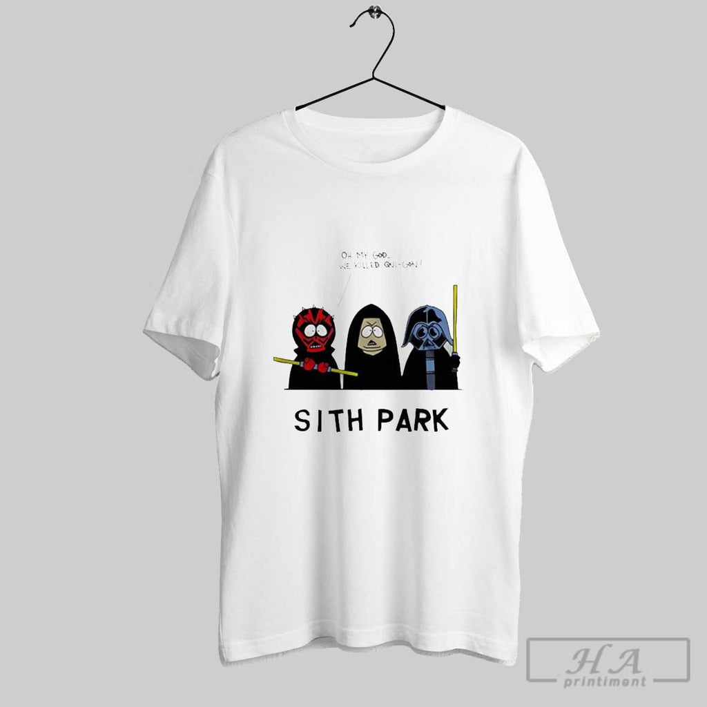 Sith Park Oh My God We Killed Qui Gon - Adult & Kids T-Shirts, Sweatshirts & Hoodies apparel design preview 1