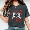 Skeleton Hand Heart Valentine - Adult & Kids T-Shirts, Sweatshirts & Hoodies apparel design preview 1