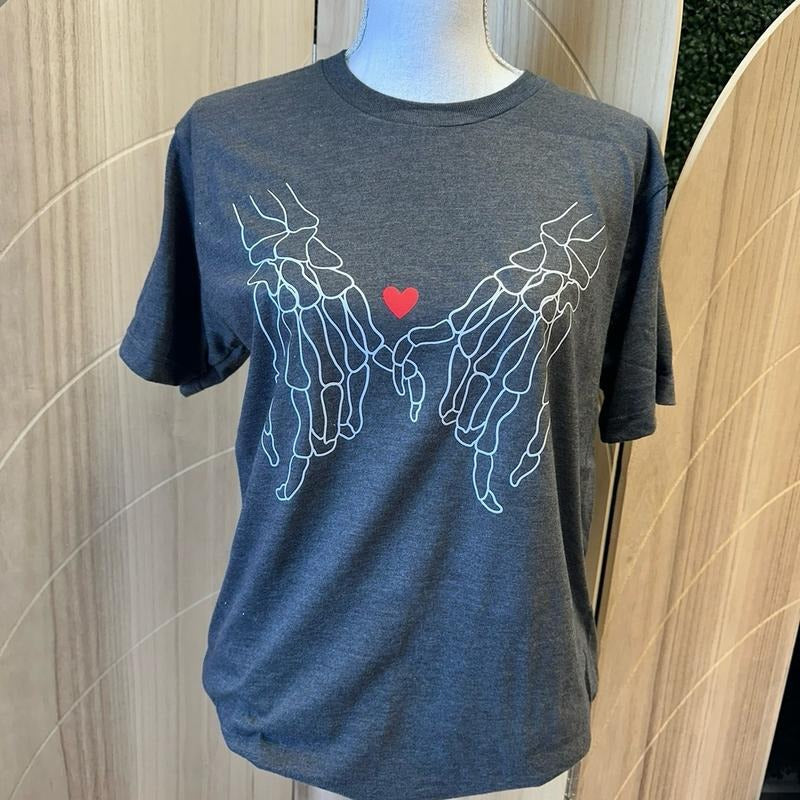 Skeleton Hands Heart LIMITED QUANTITIES - Adult & Kids T-Shirts, Sweatshirts & Hoodies apparel design preview 1