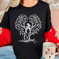 Skeleton Love Tree Casual Comfortable - Adult & Kids T-Shirts, Sweatshirts & Hoodies apparel design preview 1