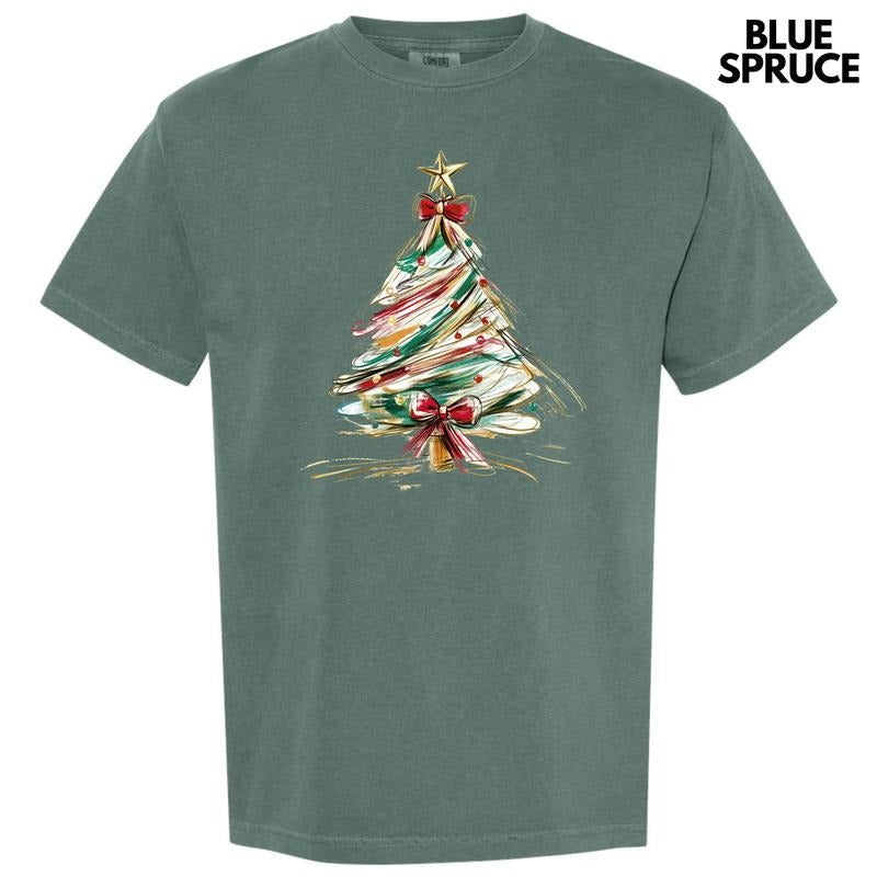 Sketched Tree Comfort Colors 'NLB' - Adult & Kids T-Shirts, Sweatshirts & Hoodies apparel design preview 1