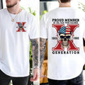 Skull Halloween Gen X Sarcastic Two Sides Proud - Adult & Kids T-Shirts, Sweatshirts & Hoodies apparel design preview 1
