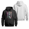 Skull Girl Hooded Debut Headphone Garland Colorful - Adult & Kids T-Shirts, Sweatshirts & Hoodies apparel design preview 1