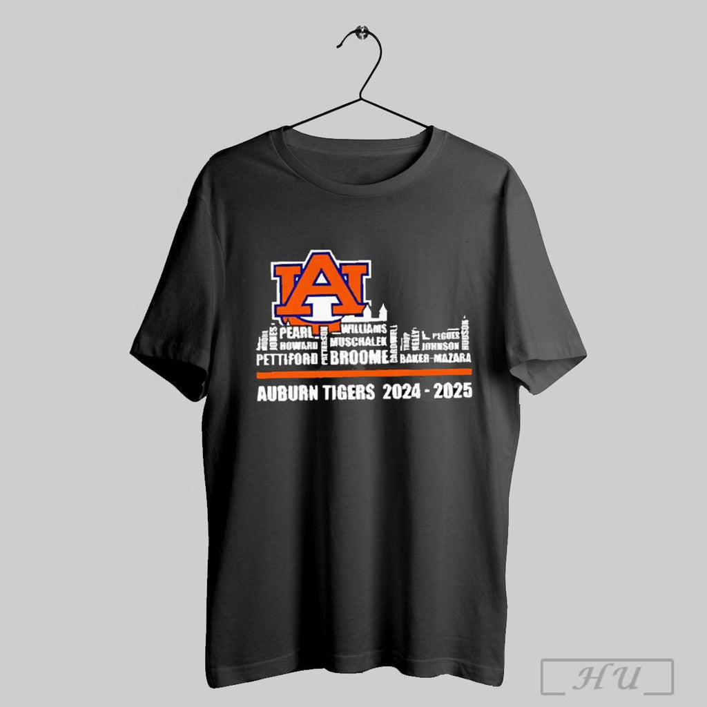 Skyline City Auburn Tigers 2024 2025 Player Names - Adult & Kids T-Shirts, Sweatshirts & Hoodies apparel design preview 1