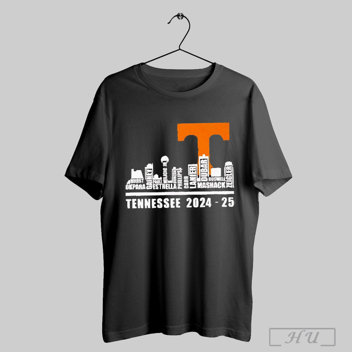 Skyline City Tennessee Volunteers 2024 2025 Player - Adult & Kids T-Shirts, Sweatshirts & Hoodies apparel design preview 1
