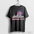 Skyline Name Chicago Cubs 2025 - Adult & Kids T-Shirts, Sweatshirts & Hoodies apparel design preview 1