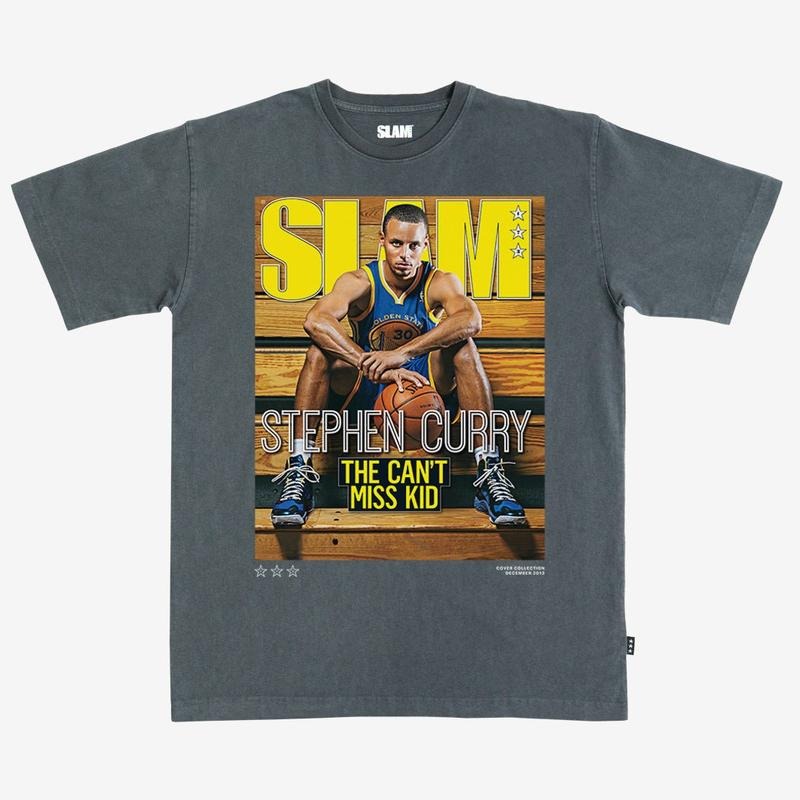 Slam Cover Stephen Curry 173) 100% Cotton Fan - Adult & Kids T-Shirts, Sweatshirts & Hoodies apparel design preview 1