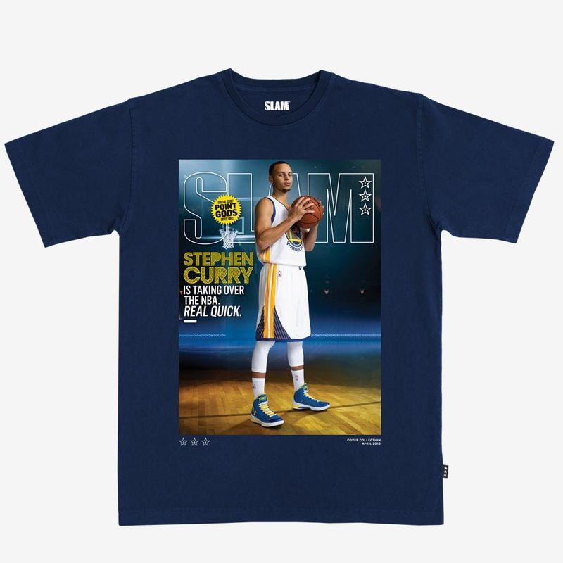 Slam Cover Stephen Curry 186) 100% Cotton Fan - Adult & Kids T-Shirts, Sweatshirts & Hoodies apparel design preview 1