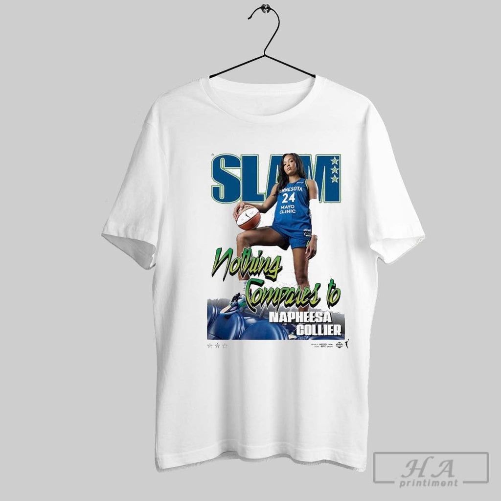 Slam Nothing Compares To Napheesa Collier Minnesota - Adult & Kids T-Shirts, Sweatshirts & Hoodies apparel design preview 1