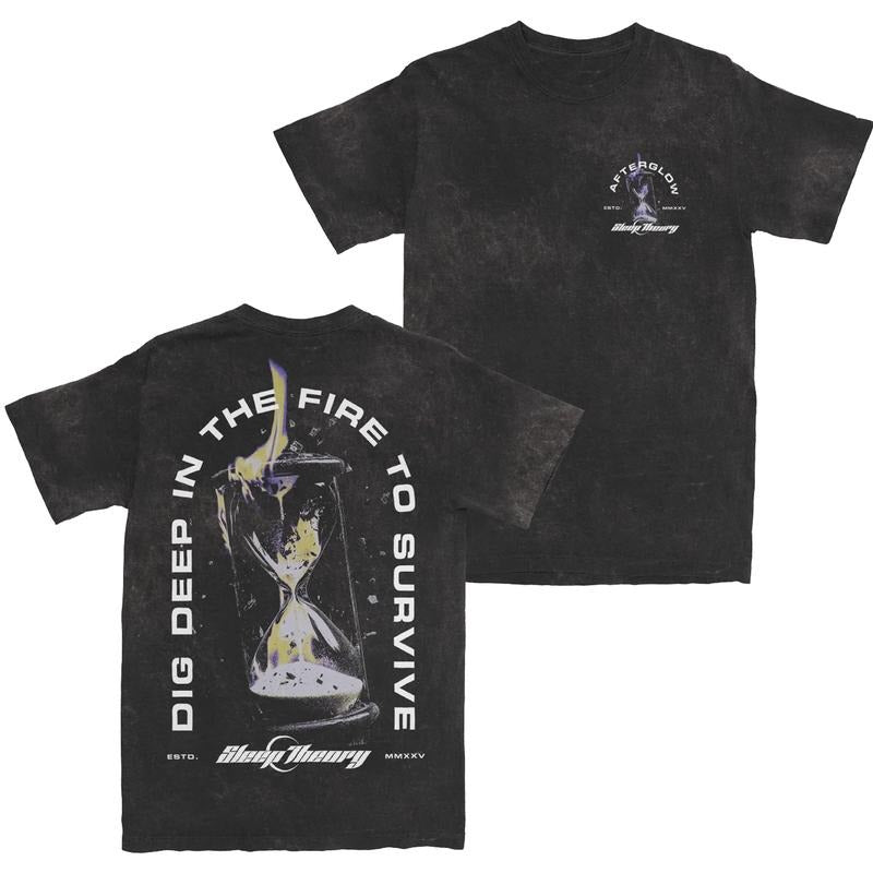 Sleep Theory Afterglow Hourglass Grunge Rock Band - Adult & Kids T-Shirts, Sweatshirts & Hoodies apparel design preview 1