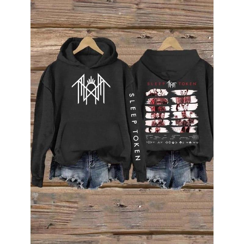 Sleep Token 2 Sides Left Sleeve Print Logo 2FDS - Adult & Kids T-Shirts, Sweatshirts & Hoodies apparel design preview 1