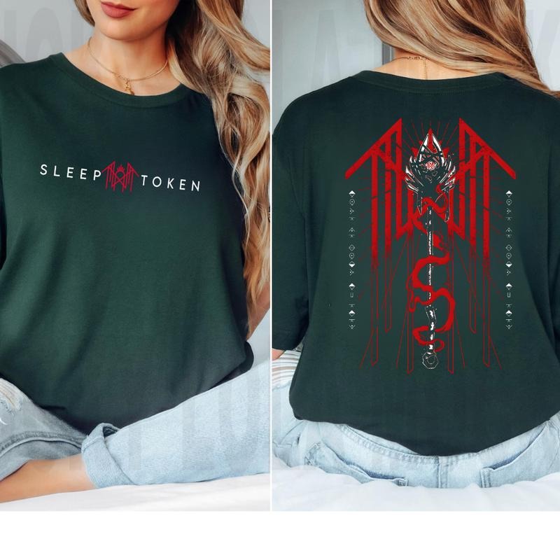 Sleep Token Reaper Angel Double Sided All Seasons - Adult & Kids T-Shirts, Sweatshirts & Hoodies apparel design preview 1