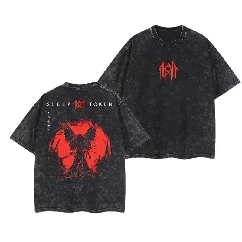 Sleep Token Side Grim Reaper Heavy Metal Rock Band - Adult & Kids T-Shirts, Sweatshirts & Hoodies apparel design preview 1
